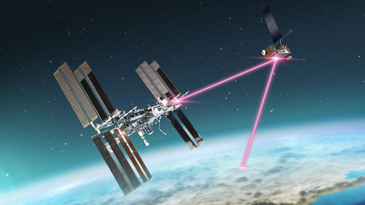 NASA testar comunicaes a laser com a Estao Espacial Internacional
