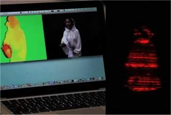 Vdeo hologrfico  feito com Kinect hackeado