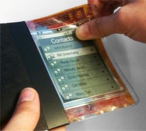 Papel eletrônico mostra futuro dos computadores flexíveis