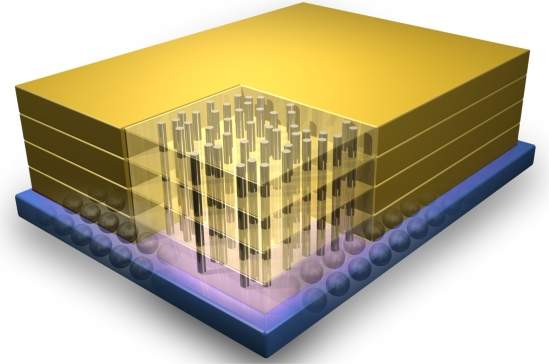 IBM comea a fabricar memria 3D em formato de cubo