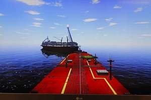 Simulador de navio treinar operadores em situaes de risco