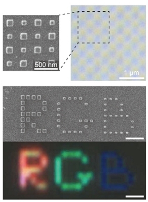 Pxel passivo gera cores vvidas com resoluo de 85.000 dpi