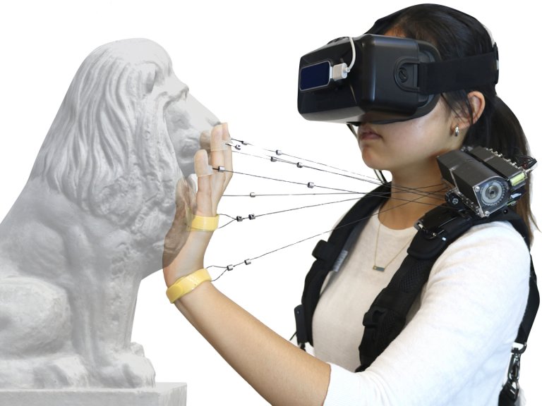 Interface hptica para realidade virtual