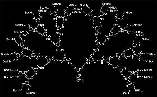 Maior molécula sintética já construída tem formato de árvore