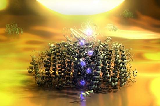 Célula solar molecular