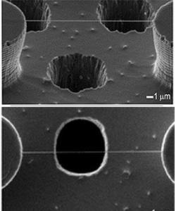 Molcula de DNA  fotografada diretamente pela primeira vez