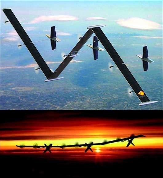 Avião solar terá autonomia de voo de cinco anos