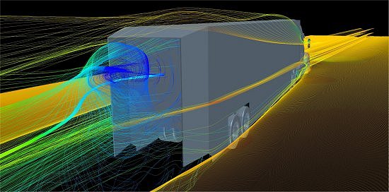 Caminhes aerodinmicos podem economizar bilhes em combustvel
