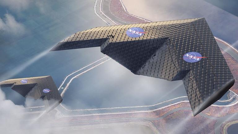 NASA testa novo tipo de asa de avio