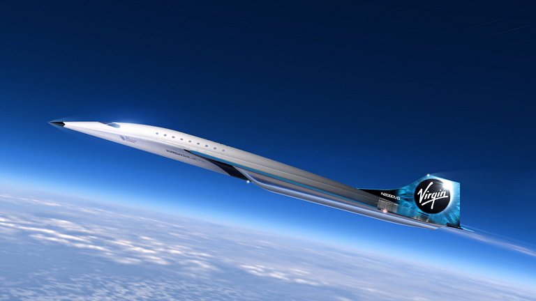 Virgint Galactic anuncia avio supersnico de passageiros