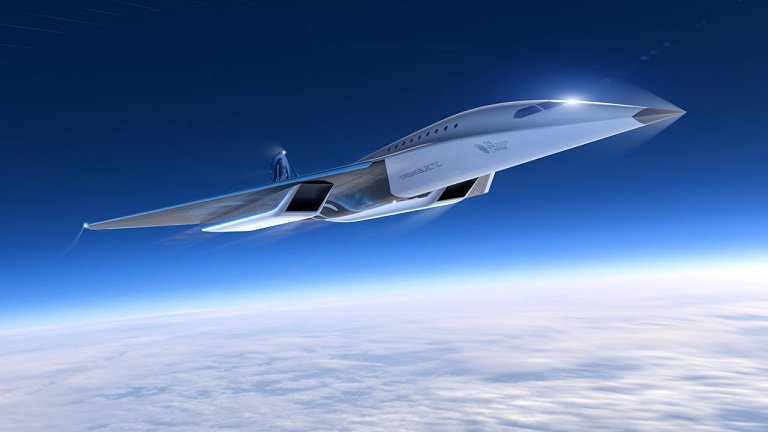 Virgint Galactic anuncia avio supersnico de passageiros