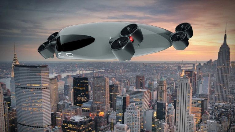 Avio-drone futurstico levar at 40 passageiros