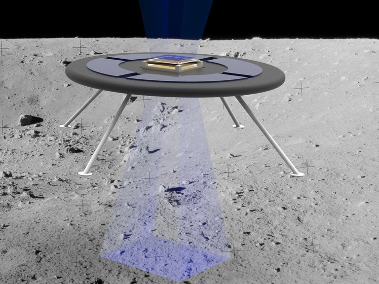 Disco voador terrqueo poder levitar na Lua e em asteroides