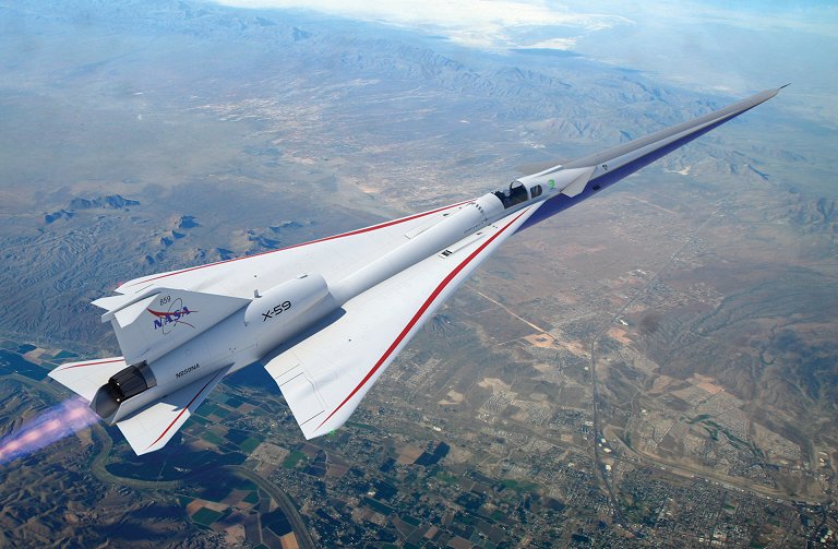 NASA agenda teste de avio supersnico sem estrondo snico