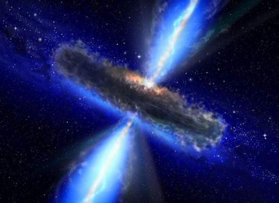 Quasar tem o maior depósito de água já visto no Universo