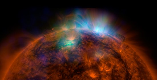 Telescpio revela mistrios do Sol em raios X