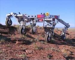 Rob lunar de seis pernas carregar astronautas na Lua