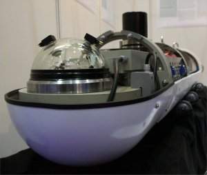 Robô submarino autônomo tem olhos de laser