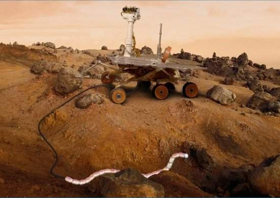Cobra-rob poder desatolar jipes em Marte
