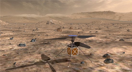 NASA quer enviar helicptero a Marte