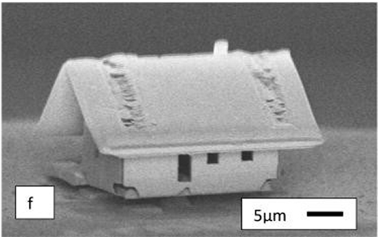 Nanofbrica monta menor casa do mundo