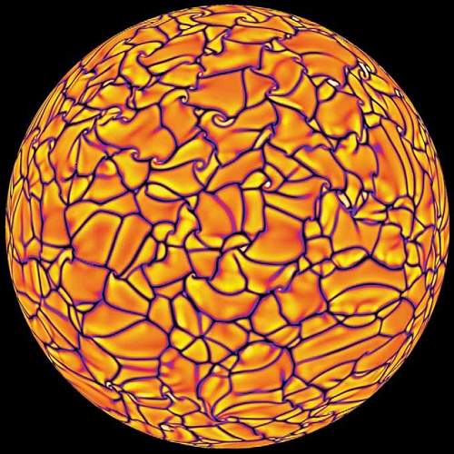 Mapa do interior do Sol mostra clulas maiores do que a Terra