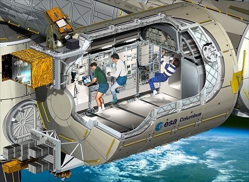 Laboratrio espacial europeu vai ao espao