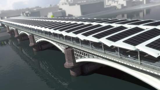 Começa a ser construída primeira ponte solar do mundo