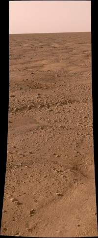 Phoenix envia primeiras imagens do Plo Norte de Marte
