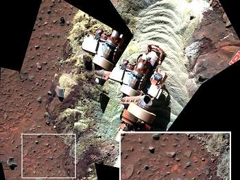 Rob atolado em Marte encontra indcios de gua
