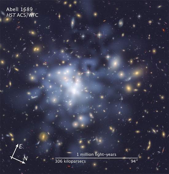 Hubble cria mapa da matria escura