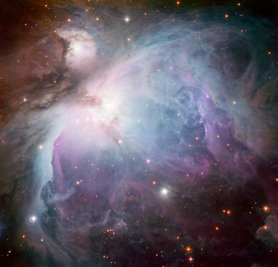 Nebulosa de Órion revela-se em outras cores