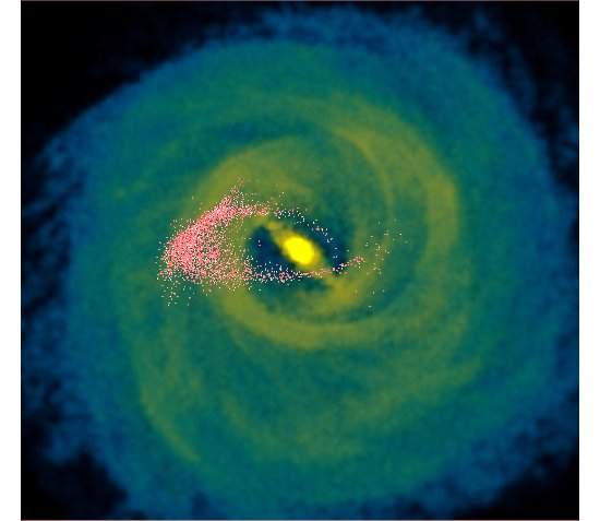 Fluxo de Aquário: encontrado resto de galáxia dentro da Via Láctea