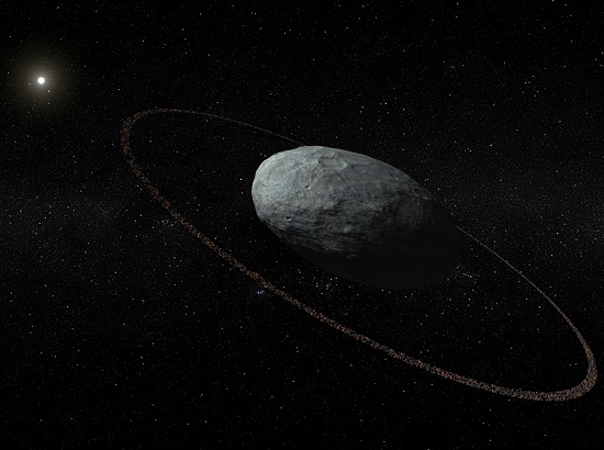 Astrnomos brasileiros descobrem anel em planeta ano Haumea