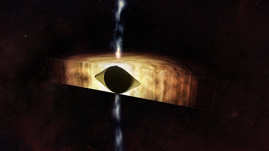 Buraco negro do centro da Via Lctea tem formato ovalado