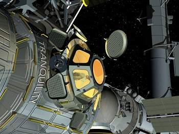 Endeavour leva ltimo laboratrio para Estao Espacial Internacional