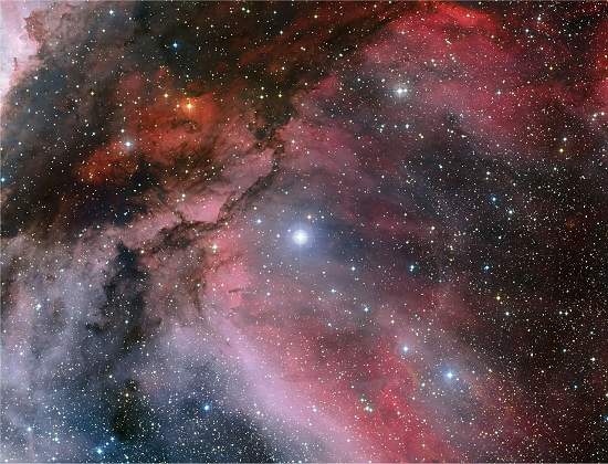 Astrnomos captam imagem de uma rara estrela de Wolf-Rayet