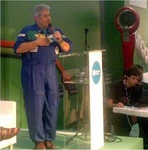 Astronauta brasileiro fala sobre robtica na Campus Party