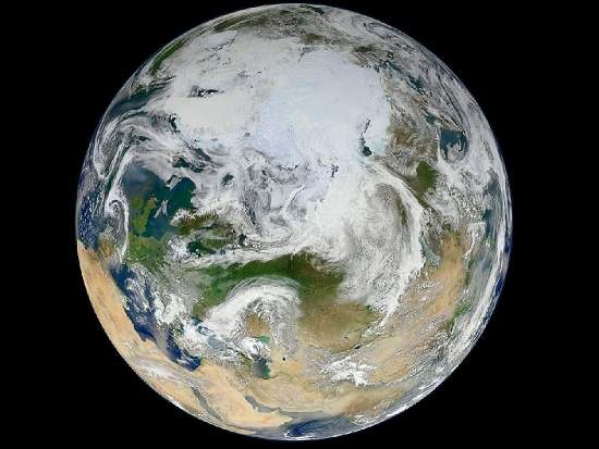 NASA mostra Terra vista 