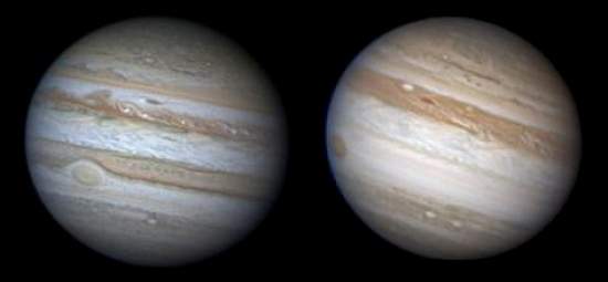 Jupiter perdeu uma faixa gigantesca em seu hemisfério sul
