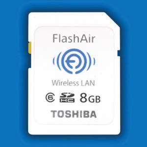 Toshiba lana carto de memria com conexo wireless