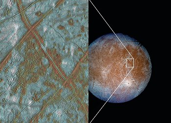Plumas de vapor na lua Europa s�o contestadas por novos dados