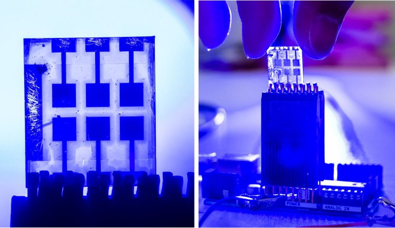 Componente único transmite e recebe dados por luz