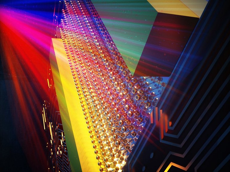 Fotodetector arco-ris detecta todas as cores de luz