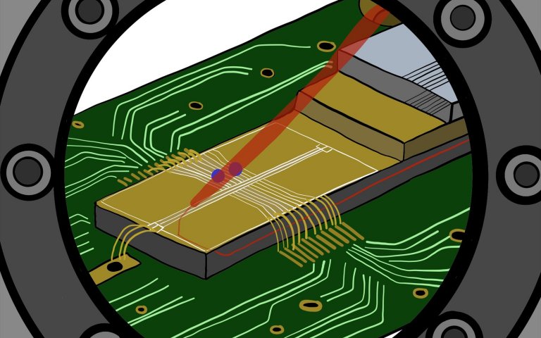 Este chip leva a luz at os qubits dos computadores qunticos