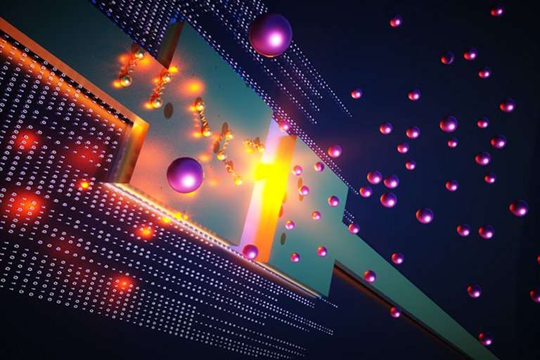 Transístor de luz para computação quântica trabalha com um único fóton