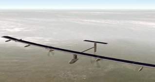 Avião movido a energia solar dará volta ao mundo