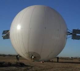 Antenas pintadas em dirigveis so alternativas aos satlites artificiais