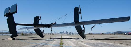 Turbina elica voadora vai buscar ventos nas alturas
