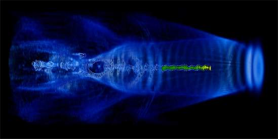 Acelerador de plasma a laser alcana 1 quadrilho de watts